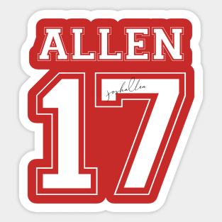 josh allen Sticker